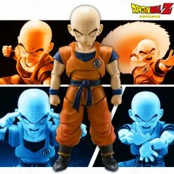Maybang's Collectibles Bandai S.H.Figuarts Dragon Ball Z Krillin (Earth's Stongest Man) Action Figure