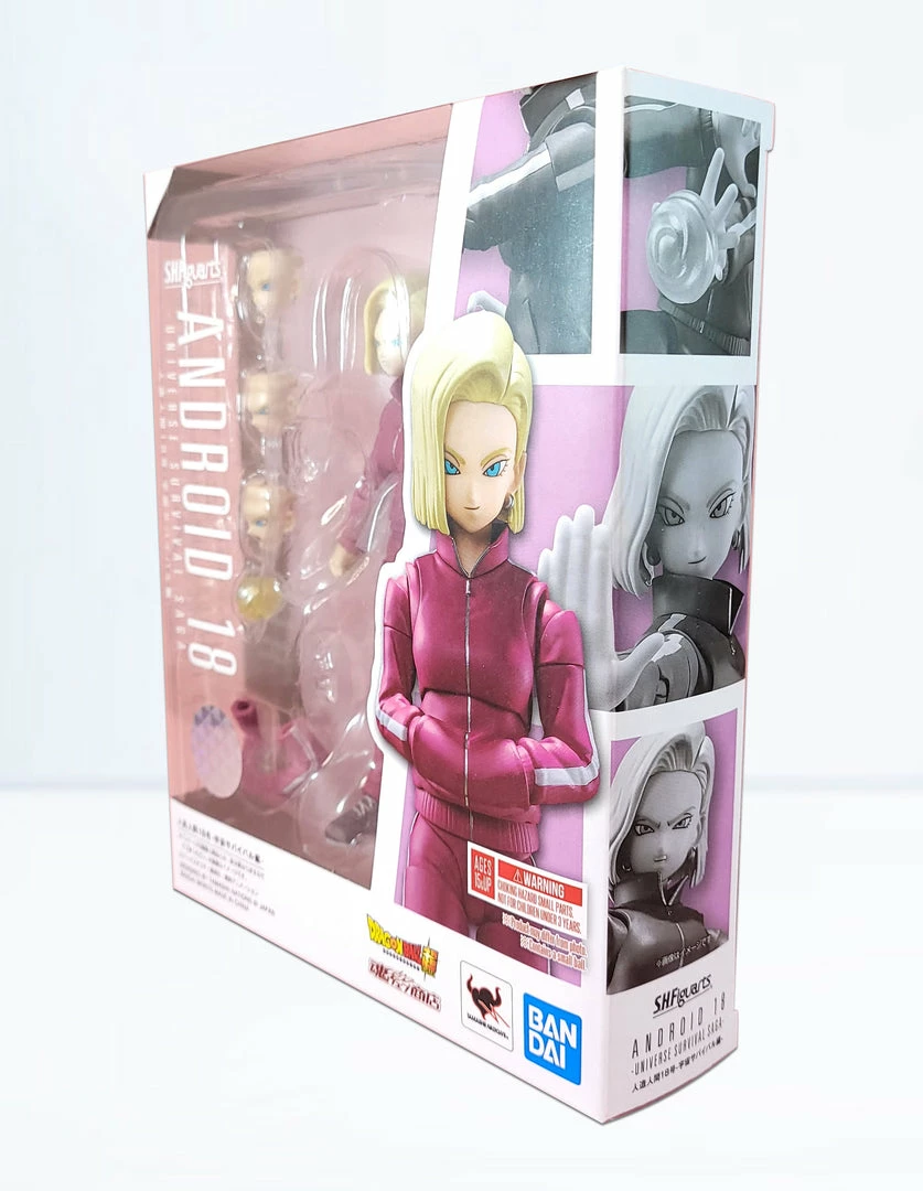 Maybang's Collectibles Premium Bandai Tamashii Nations S.H.Figuarts Android 18 Universe Survival Saga Exclusive Action Figure 1 Maybang's Collectibles Premium Bandai Tamashii Nations S.H.Figuarts Android 18 Universe Survival Saga Exclusive Action Figure
