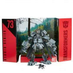 Maybang's Collectibles Hasbro Transformers Studio Series 73 Leader Class Grindor With Ravage Action Figure