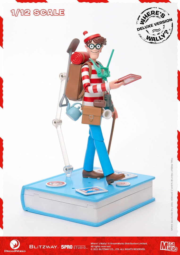 Maybang's Collectibles Blitzway Where's Waldo MEGAHERO Waldo 1/12 Scale Deluxe Collectible Figure 13 Maybang's Collectibles Blitzway Where's Waldo MEGAHERO Waldo 1/12 Scale Deluxe Collectible Figure