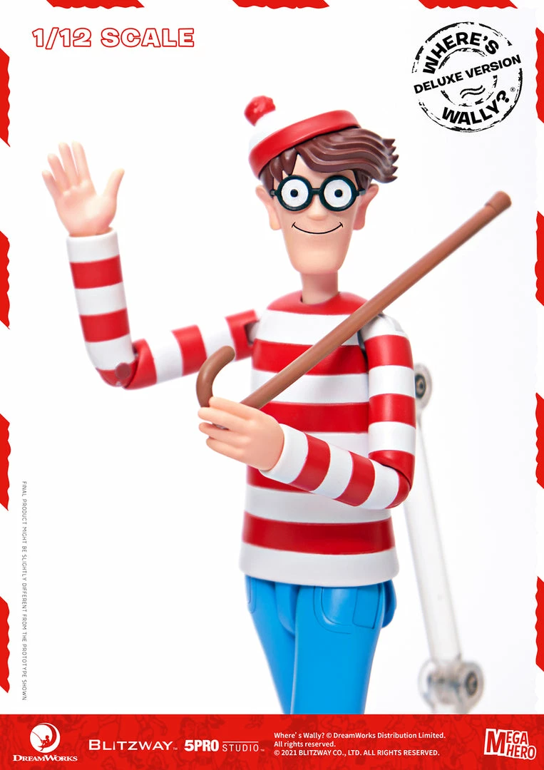 Maybang's Collectibles Blitzway Where's Waldo MEGAHERO Waldo 1/12 Scale Deluxe Collectible Figure 18 Maybang's Collectibles Blitzway Where's Waldo MEGAHERO Waldo 1/12 Scale Deluxe Collectible Figure