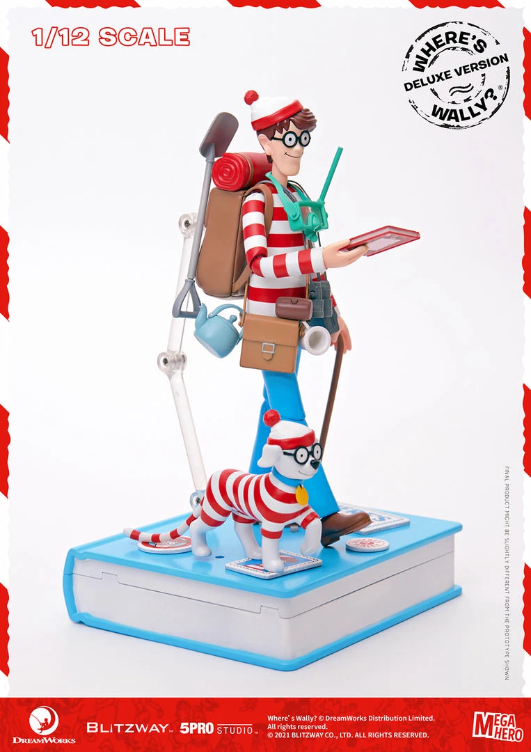 Maybang's Collectibles Blitzway Where's Waldo MEGAHERO Waldo 1/12 Scale Deluxe Collectible Figure 19 Maybang's Collectibles Blitzway Where's Waldo MEGAHERO Waldo 1/12 Scale Deluxe Collectible Figure