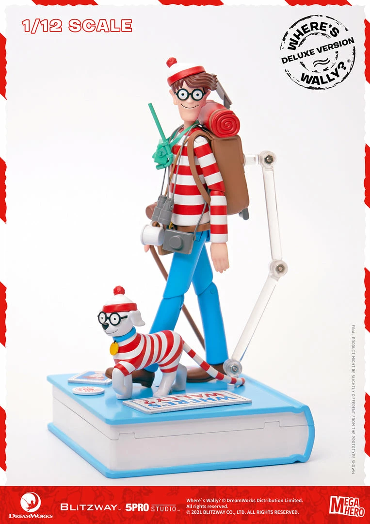 Maybang's Collectibles Blitzway Where's Waldo MEGAHERO Waldo 1/12 Scale Deluxe Collectible Figure 4 Maybang's Collectibles Blitzway Where's Waldo MEGAHERO Waldo 1/12 Scale Deluxe Collectible Figure