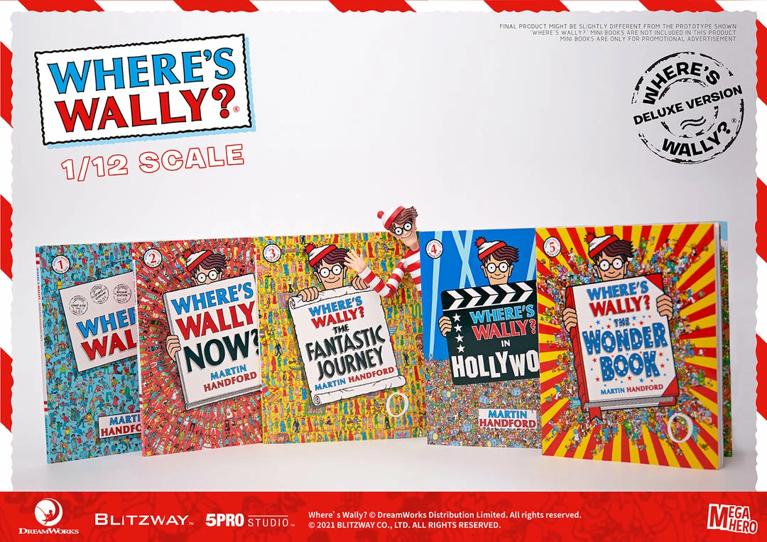 Maybang's Collectibles Blitzway Where's Waldo MEGAHERO Waldo 1/12 Scale Deluxe Collectible Figure 6 Maybang's Collectibles Blitzway Where's Waldo MEGAHERO Waldo 1/12 Scale Deluxe Collectible Figure