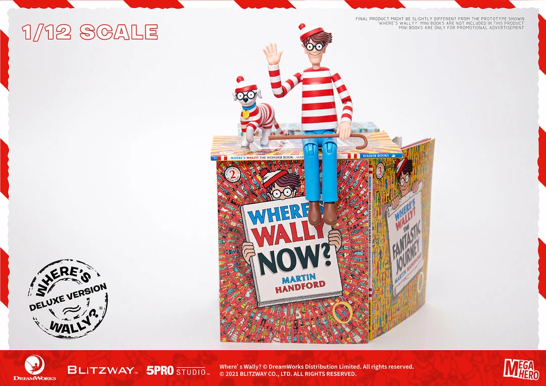 Maybang's Collectibles Blitzway Where's Waldo MEGAHERO Waldo 1/12 Scale Deluxe Collectible Figure 7 Maybang's Collectibles Blitzway Where's Waldo MEGAHERO Waldo 1/12 Scale Deluxe Collectible Figure