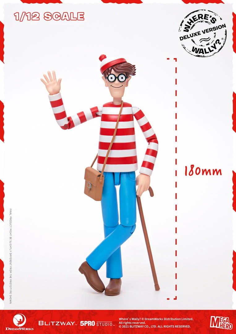 Maybang's Collectibles Blitzway Where's Waldo MEGAHERO Waldo 1/12 Scale Deluxe Collectible Figure 8 Maybang's Collectibles Blitzway Where's Waldo MEGAHERO Waldo 1/12 Scale Deluxe Collectible Figure