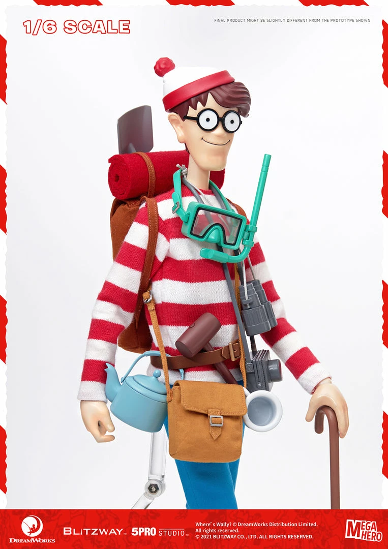 Maybang's Collectibles Blitzway Where's Waldo MEGAHERO Waldo 1/6 Scale Collectible Figure Others 15 Maybang's Collectibles Blitzway Where's Waldo MEGAHERO Waldo 1/6 Scale Collectible Figure Others