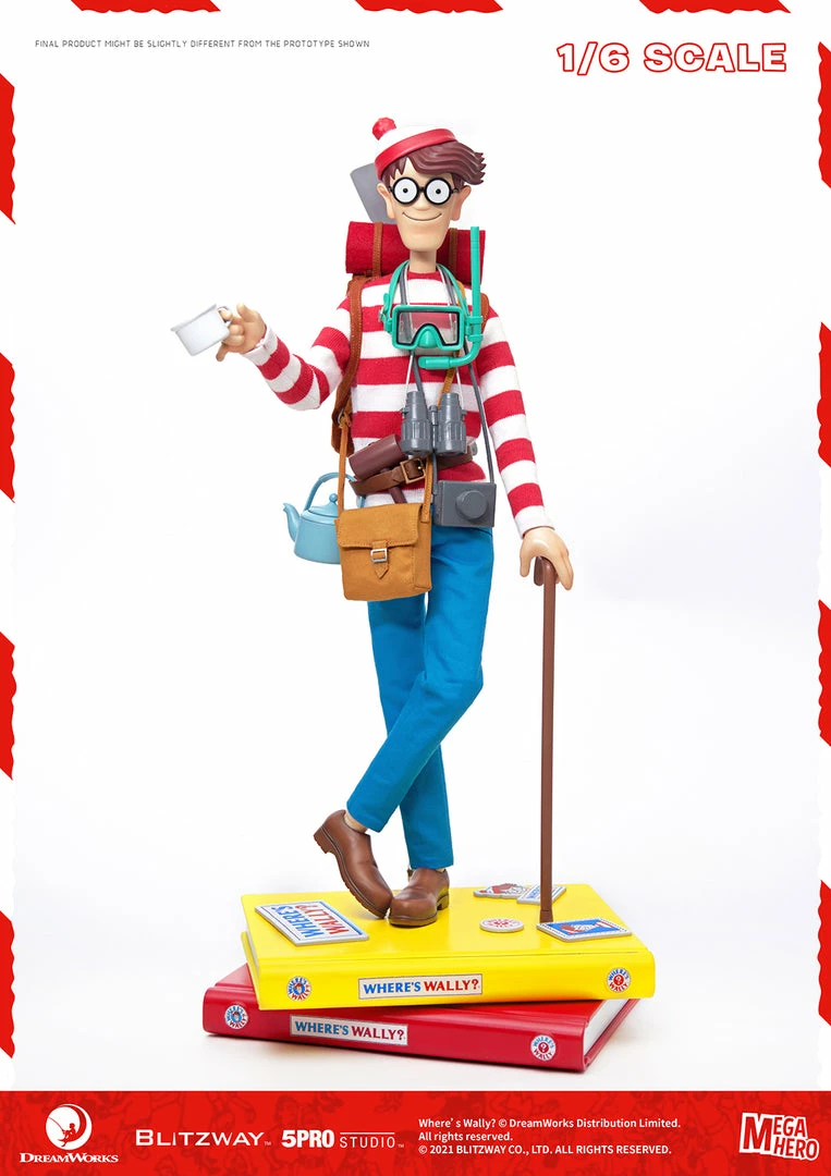 Maybang's Collectibles Blitzway Where's Waldo MEGAHERO Waldo 1/6 Scale Collectible Figure Others 1 Maybang's Collectibles Blitzway Where's Waldo MEGAHERO Waldo 1/6 Scale Collectible Figure Others