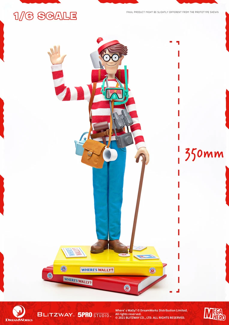 Maybang's Collectibles Blitzway Where's Waldo MEGAHERO Waldo 1/6 Scale Collectible Figure Others 5 Maybang's Collectibles Blitzway Where's Waldo MEGAHERO Waldo 1/6 Scale Collectible Figure Others