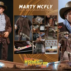 Maybang's Collectibles Hot Toys Back To The Future Part III Marty McFly 1/6 Scale 12" Collectible Figure 43 Maybang's Collectibles Hot Toys Back To The Future Part III Marty McFly 1/6 Scale 12