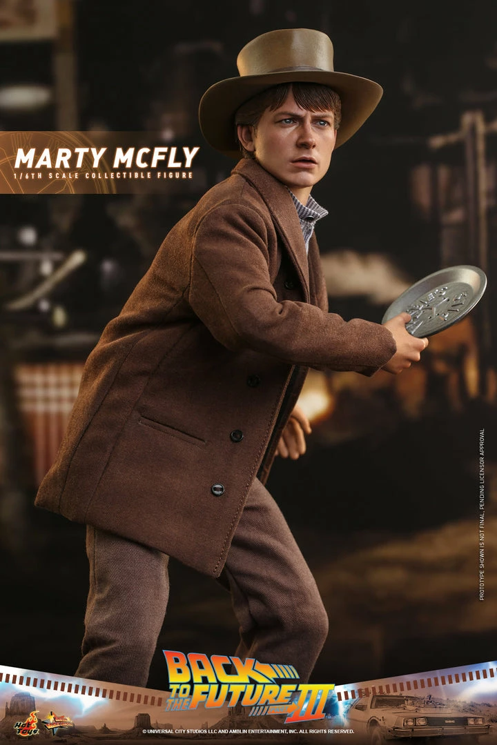 Maybang's Collectibles Hot Toys Back To The Future Part III Marty McFly 1/6 Scale 12" Collectible Figure 8 Maybang's Collectibles Hot Toys Back To The Future Part III Marty McFly 1/6 Scale 12" Collectible Figure