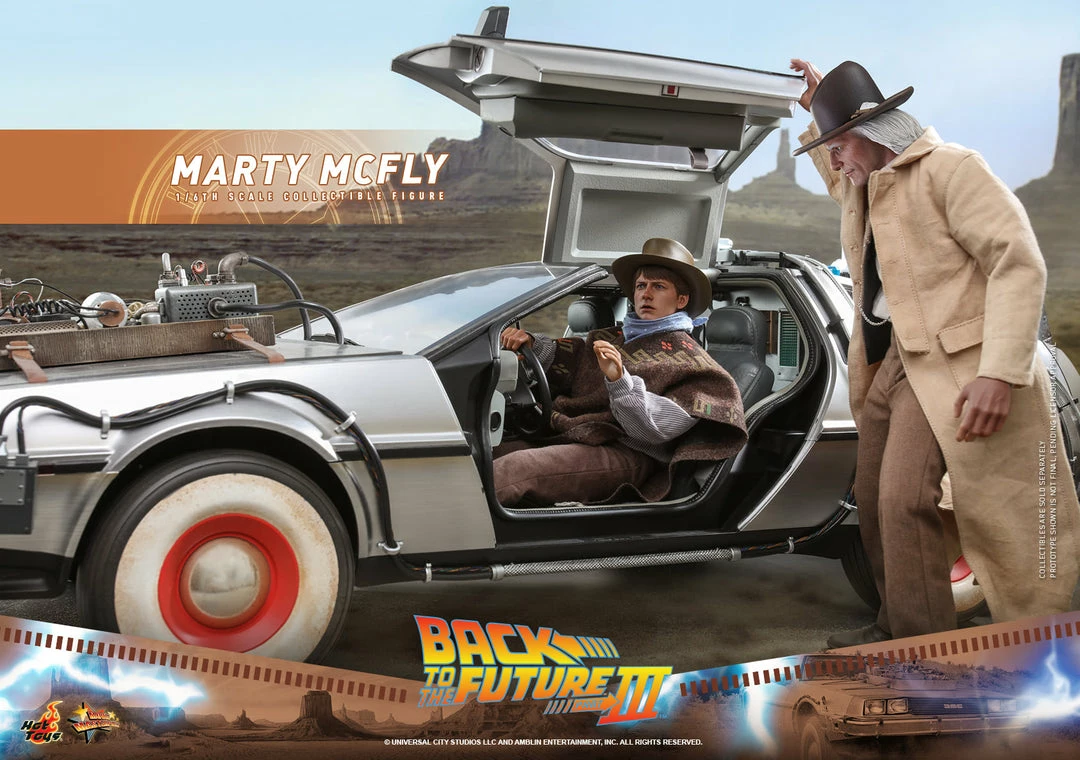 Maybang's Collectibles Hot Toys Back To The Future Part III Marty McFly 1/6 Scale 12" Collectible Figure 16 Maybang's Collectibles Hot Toys Back To The Future Part III Marty McFly 1/6 Scale 12" Collectible Figure