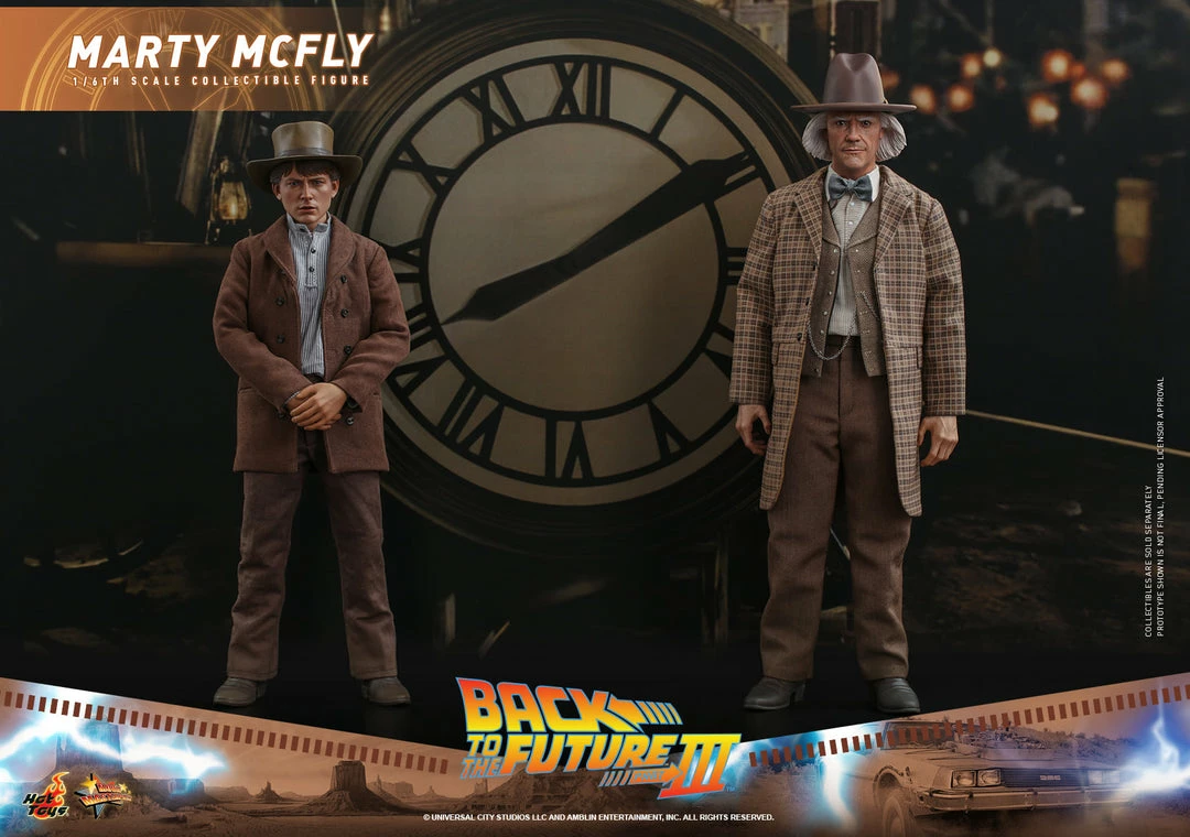 Maybang's Collectibles Hot Toys Back To The Future Part III Marty McFly 1/6 Scale 12" Collectible Figure 7 Maybang's Collectibles Hot Toys Back To The Future Part III Marty McFly 1/6 Scale 12" Collectible Figure