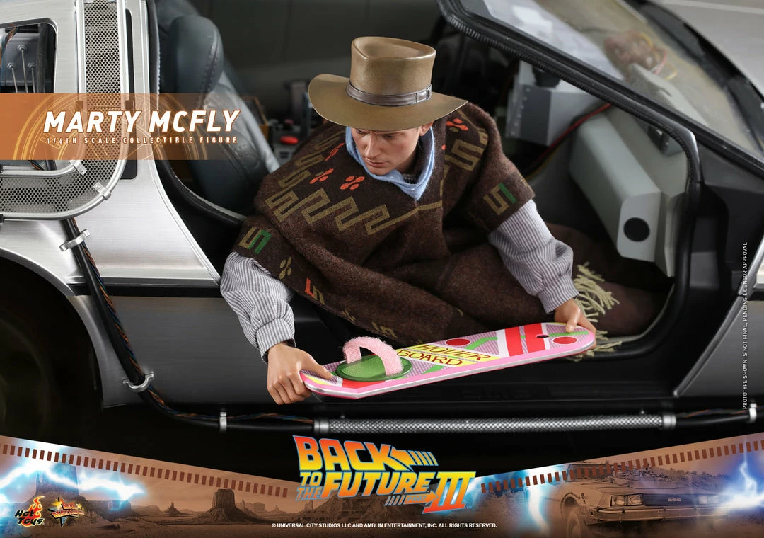 Maybang's Collectibles Hot Toys Back To The Future Part III Marty McFly 1/6 Scale 12" Collectible Figure 18 Maybang's Collectibles Hot Toys Back To The Future Part III Marty McFly 1/6 Scale 12" Collectible Figure