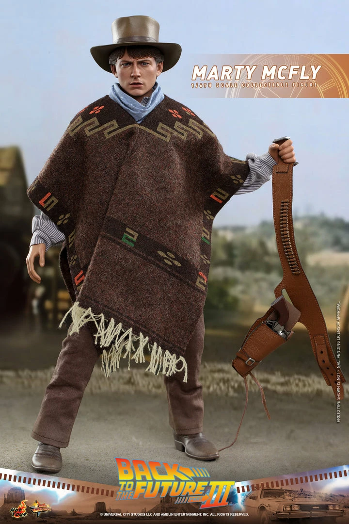 Maybang's Collectibles Hot Toys Back To The Future Part III Marty McFly 1/6 Scale 12" Collectible Figure 9 Maybang's Collectibles Hot Toys Back To The Future Part III Marty McFly 1/6 Scale 12" Collectible Figure