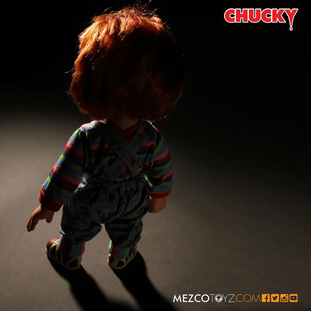 Maybang's Collectibles Mezco Toyz Child's Play 15 Sneering Chucky Talking Doll 3 Maybang's Collectibles Mezco Toyz Child's Play 15 Sneering Chucky Talking Doll