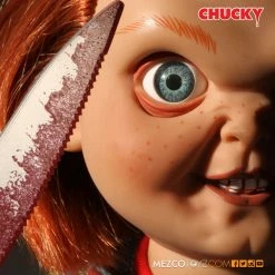 Maybang's Collectibles Mezco Toyz Child's Play 15 Sneering Chucky Talking Doll 14 Maybang's Collectibles Mezco Toyz Child's Play 15 Sneering Chucky Talking Doll