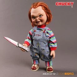 Maybang's Collectibles Mezco Toyz Child's Play 15 Sneering Chucky Talking Doll 17 Maybang's Collectibles Mezco Toyz Child's Play 15 Sneering Chucky Talking Doll