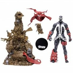 Maybang's Collectibles Mcfarlane Toys Spawn's Universe Deluxe Spawn And Throne 7-Inch Scale Action Figure Set