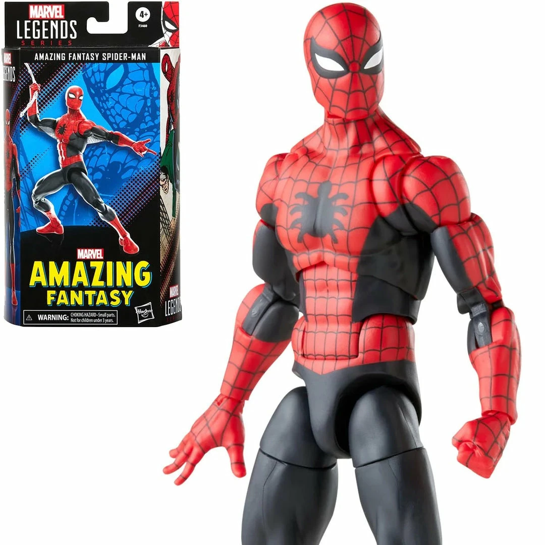 Maybang's Collectibles Hasbro Marvel Legends Series 60th Anniversary Amazing Fantasy Spider-Man 6-Inch Action Figure 1 Maybang's Collectibles Hasbro Marvel Legends Series 60th Anniversary Amazing Fantasy Spider-Man 6-Inch Action Figure