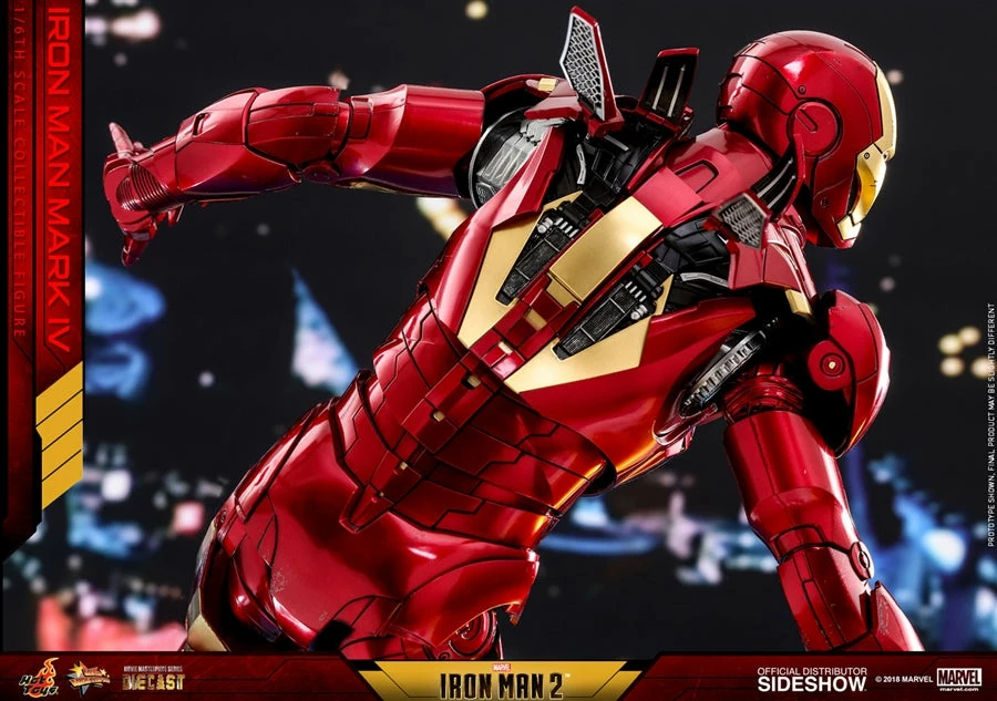 Vendor-unknown Hot Toys Marvel Iron Man 2 Iron Man Mark IV Diecast 1/6 Scale 12" Figure 9 Vendor-unknown Hot Toys Marvel Iron Man 2 Iron Man Mark IV Diecast 1/6 Scale 12" Figure