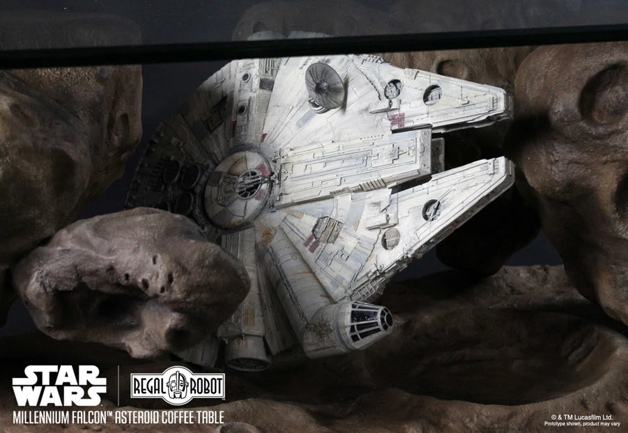 Vendor-unknown Regal Robot Official Licensed Star Wars Furniture Han Solo's Millennium Falcon Asteroid Coffee Table 2 Vendor-unknown Regal Robot Official Licensed Star Wars Furniture Han Solo's Millennium Falcon Asteroid Coffee Table