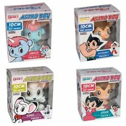 Maybang's Collectibles Astro Boy And Friends Big Heads Set Of 4 PX Previews Exclusive Vinyl Figures Astro Boy, Unico, Uran & Kimba Others