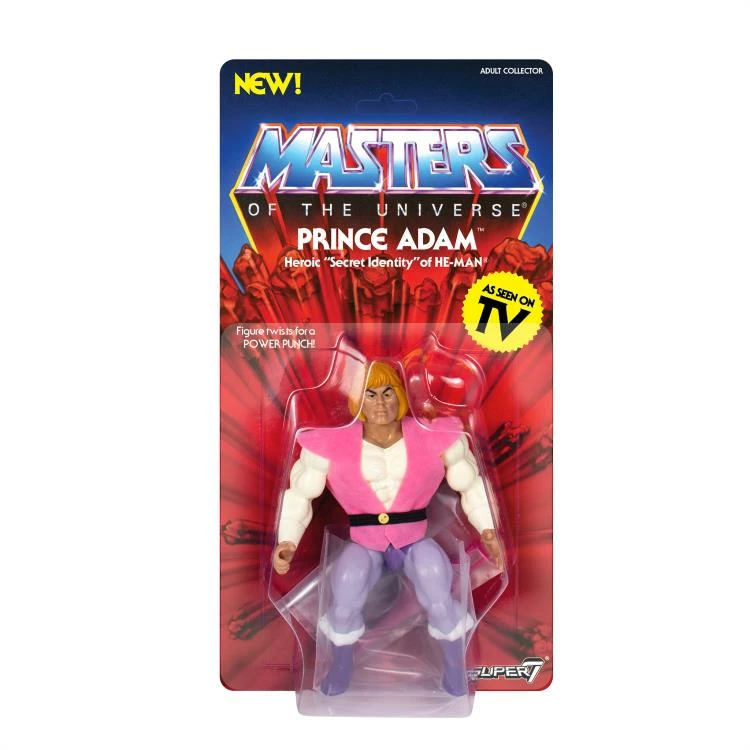 Maybang's Collectibles Super7 Masters Of The Universe Vintage Wave 3 Collction Prince Adam Action Figure 1 Maybang's Collectibles Super7 Masters Of The Universe Vintage Wave 3 Collction Prince Adam Action Figure