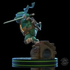 Maybang's Collectibles Quantum Mechanix (QMx) QMx TMNT Teenage Mutant Ninja Turtles Q-Fig Leonardo, Michelangelo, Donatello & Raphael Set Of 4 Figures