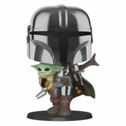 Maybang's Collectibles Funko Pop! Star Wars: The Mandalorian - 10" Mandalorian With The Child Disney