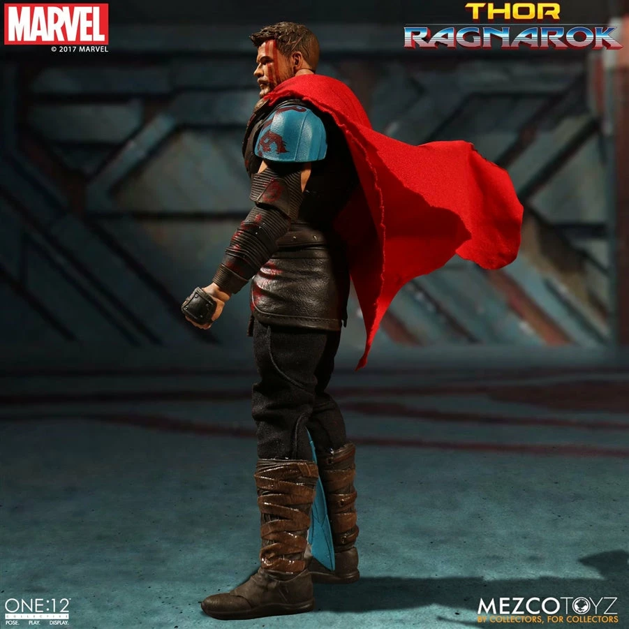 Vendor-unknown Mezco Toyz One:12 Collective Marvel Comics Thor Ragnarok Gladiator Thor 1/12 Scale 6" Action Figure 5 Vendor-unknown Mezco Toyz One:12 Collective Marvel Comics Thor Ragnarok Gladiator Thor 1/12 Scale 6" Action Figure
