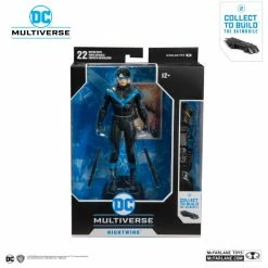 Maybang's Collectibles McFarlane DC Multiverse Set Of 3 Action Figures Dark Nights: Metal, Nightwing & Batgirl (DC Rebirth Build-A-Batmobile)