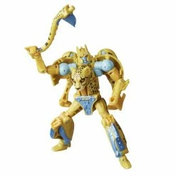 Maybang's Collectibles Hasbro Transformers War For Cybertron Kingdom Deluxe Set Of 4 Figures Paleotrex, Cheetor, Warpath & Blackarachnia