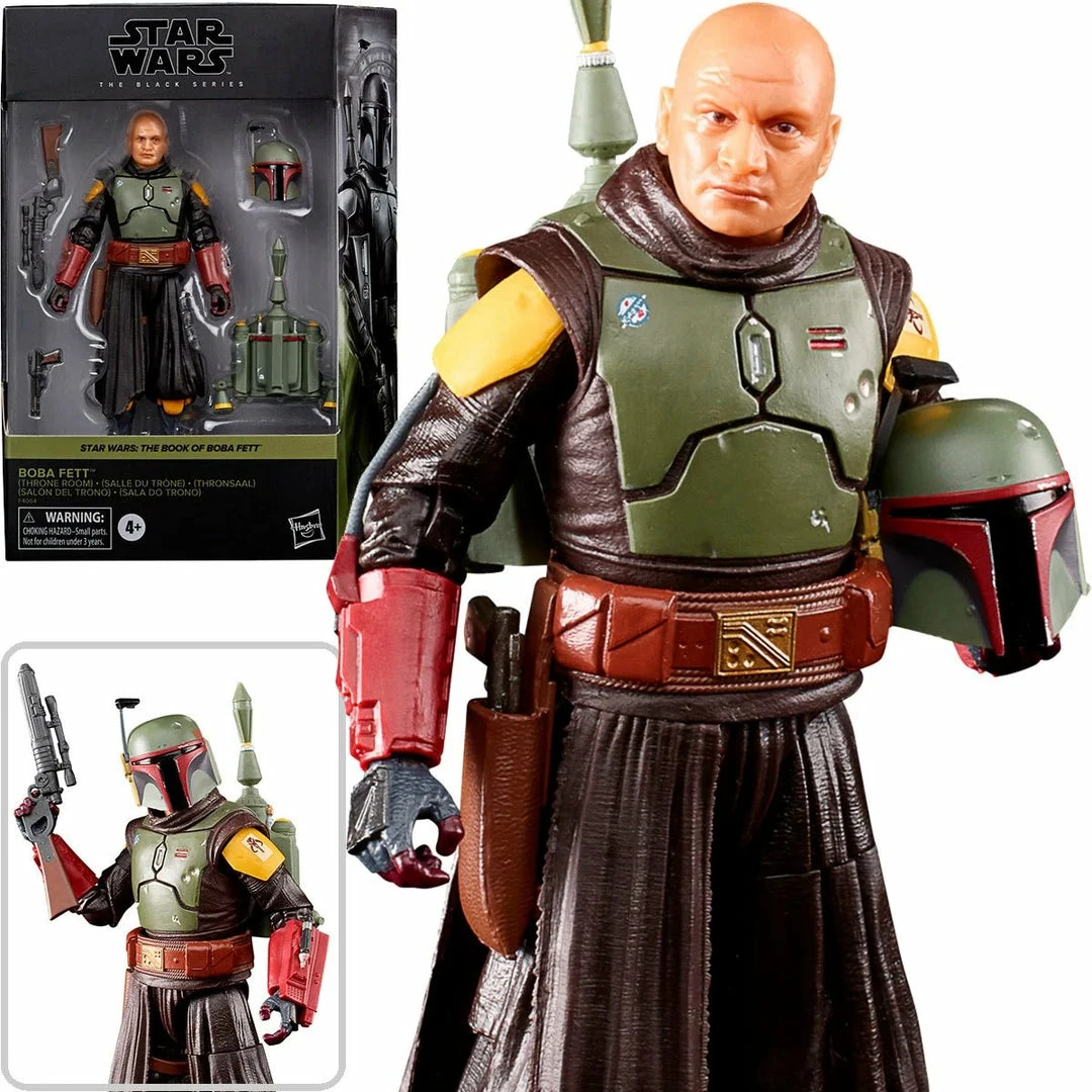 Maybang's Collectibles Hasbro Star Wars The Black Series Boba Fett (Throne Room) Deluxe 6-Inch Action Figure 1 Maybang's Collectibles Hasbro Star Wars The Black Series Boba Fett (Throne Room) Deluxe 6-Inch Action Figure