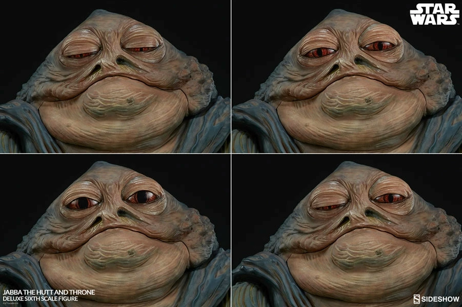 Vendor-unknown Sideshow Collectibles Sideshow Star Wars Jabba The Hutt And Throne Deluxe 1/6 Scale Figure 5 Vendor-unknown Sideshow Collectibles Sideshow Star Wars Jabba The Hutt And Throne Deluxe 1/6 Scale Figure
