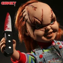 Maybang's Collectibles Mezco Toyz Child's Play Mega Scale Talking Scarred Chucky Figure 10 Maybang's Collectibles Mezco Toyz Child's Play Mega Scale Talking Scarred Chucky Figure