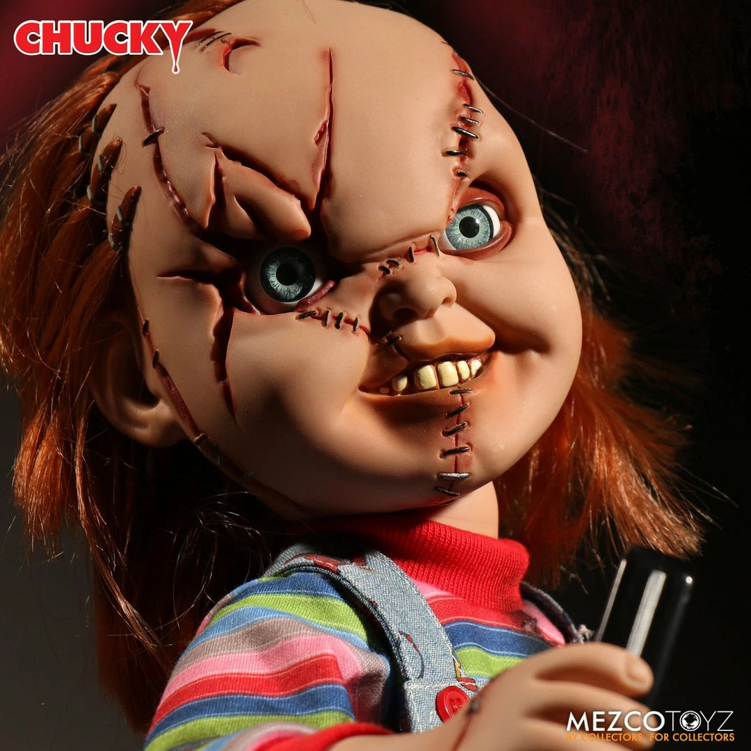 Maybang's Collectibles Mezco Toyz Child's Play Mega Scale Talking Scarred Chucky Figure 6 Maybang's Collectibles Mezco Toyz Child's Play Mega Scale Talking Scarred Chucky Figure