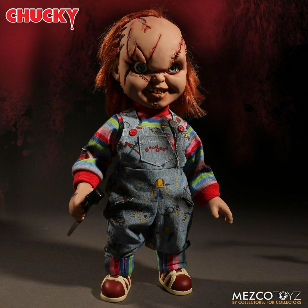 Maybang's Collectibles Mezco Toyz Child's Play Mega Scale Talking Scarred Chucky Figure 7 Maybang's Collectibles Mezco Toyz Child's Play Mega Scale Talking Scarred Chucky Figure