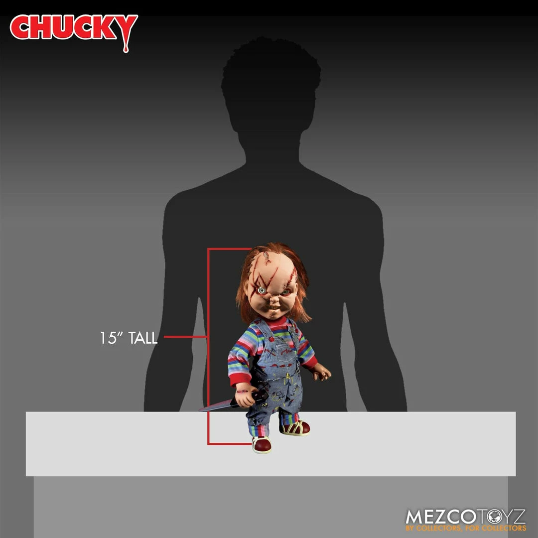 Maybang's Collectibles Mezco Toyz Child's Play Mega Scale Talking Scarred Chucky Figure 8 Maybang's Collectibles Mezco Toyz Child's Play Mega Scale Talking Scarred Chucky Figure