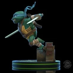 Maybang's Collectibles Quantum Mechanix (QMx) QMx TMNT Teenage Mutant Ninja Turtles Q-Fig Leonardo, Michelangelo, Donatello & Raphael Set Of 4 Figures
