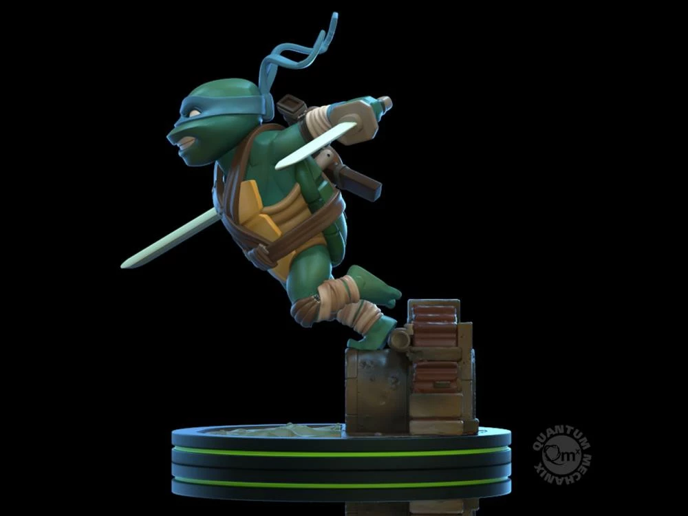Maybang's Collectibles Quantum Mechanix (QMx) QMx TMNT Teenage Mutant Ninja Turtles Q-Fig Leonardo Figure 2 Maybang's Collectibles Quantum Mechanix (QMx) QMx TMNT Teenage Mutant Ninja Turtles Q-Fig Leonardo Figure