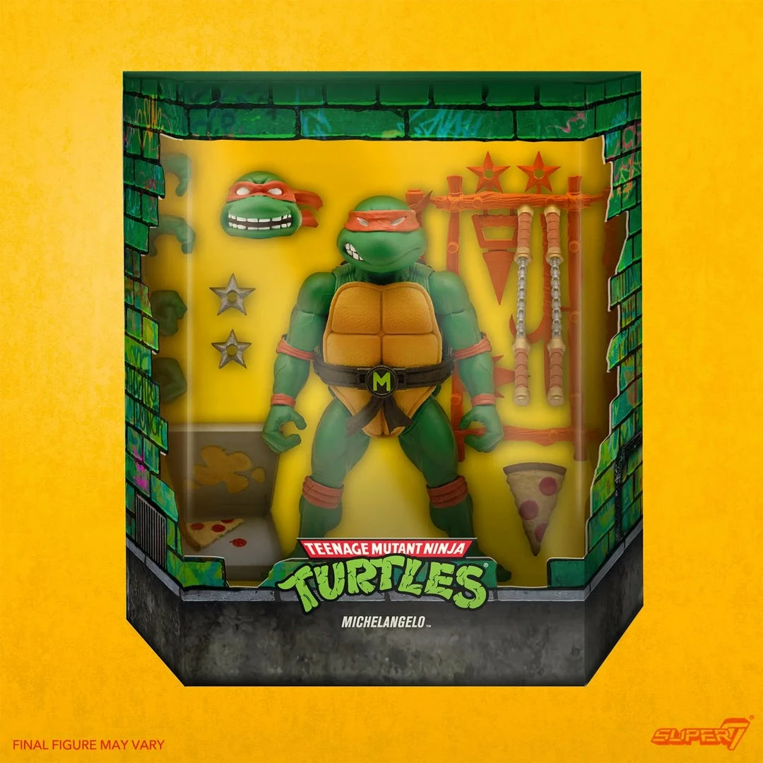 Maybang's Collectibles Super7 Teenage Mutant Ninja Turtles Ultimates Michelangelo Action Figure 5 Maybang's Collectibles Super7 Teenage Mutant Ninja Turtles Ultimates Michelangelo Action Figure