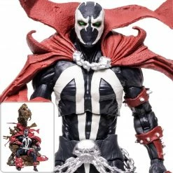 Maybang's Collectibles Mcfarlane Toys Spawn's Universe Deluxe Spawn And Throne 7-Inch Scale Action Figure Set