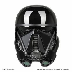 Vendor-unknown ANOVOS Star Wars: Rogue One Death Trooper Helmet Prop Replica Helmet Completed Ready To Wear Helmet