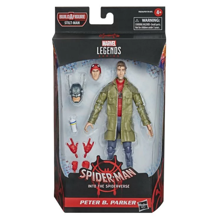 Maybang's Collectibles Hasbro Marvel Legends Spider-Man Into The Spider-Verse Peter B. Parker (Stilt-Man BAF) 6-Inch Action Figure 2 Maybang's Collectibles Hasbro Marvel Legends Spider-Man Into The Spider-Verse Peter B. Parker (Stilt-Man BAF) 6-Inch Action Figure
