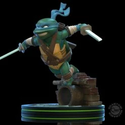 Maybang's Collectibles Quantum Mechanix (QMx) QMx TMNT Teenage Mutant Ninja Turtles Q-Fig Leonardo, Michelangelo, Donatello & Raphael Set Of 4 Figures