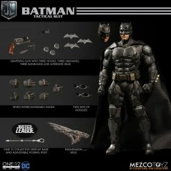 Vendor-unknown Mezco Toyz One:12 Collective DC Comics Justice League Tactical Suit Batman 1/12 Scale 6