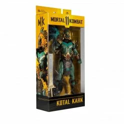 Maybang's Collectibles McFarlane Toys Mortal Kombat XI Series 7 7-Inch Action Figure Set Of 4 Liu Kang (Fighting Abbot), Shao Kahn (Platinum), Kotal Kahn & The Joker