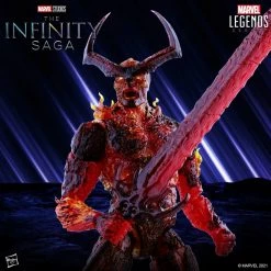 Maybang's Collectibles Hasbro Marvel Legends Infinity Saga Thor Ragnarok Surtur 13 Inch Action Figure