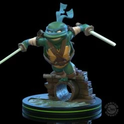 Maybang's Collectibles Quantum Mechanix (QMx) QMx TMNT Teenage Mutant Ninja Turtles Q-Fig Leonardo, Michelangelo, Donatello & Raphael Set Of 4 Figures